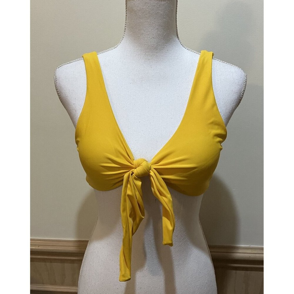 Shein Bikini Top Size Medium ~ Yellow